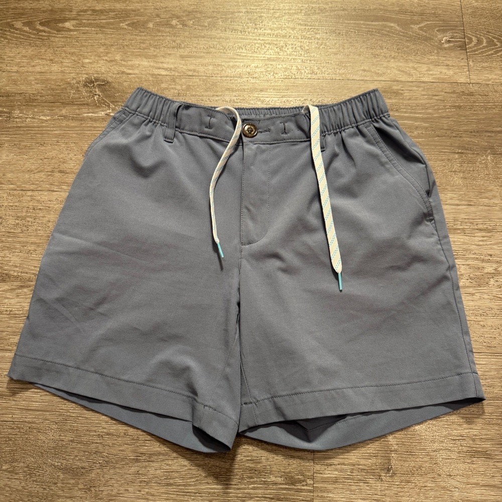 Chubbies Everywear Shorts Mens Small Blue Solid Performance Tech Athletic Golf
